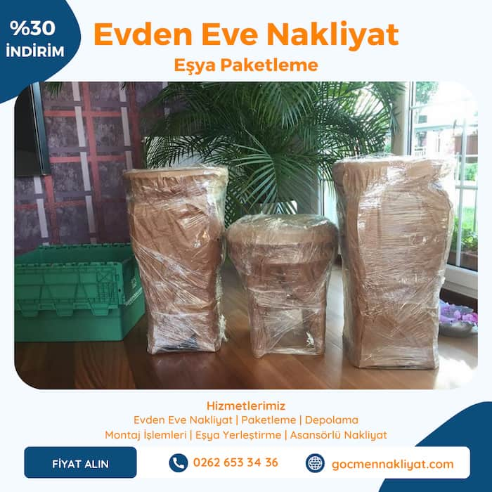 Gebze Evden Eve Nakliyat eşya paketleme görseli